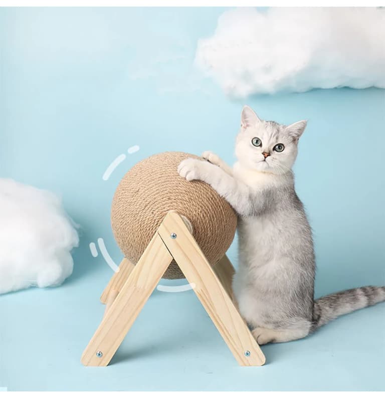 Bola Rascadora para Gatos: Juguete Ecológico y Divertido 🍃