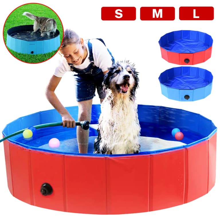 Piscina Plegable para Mascotas y Niños, Ecológica y Divertida 🌊🐾