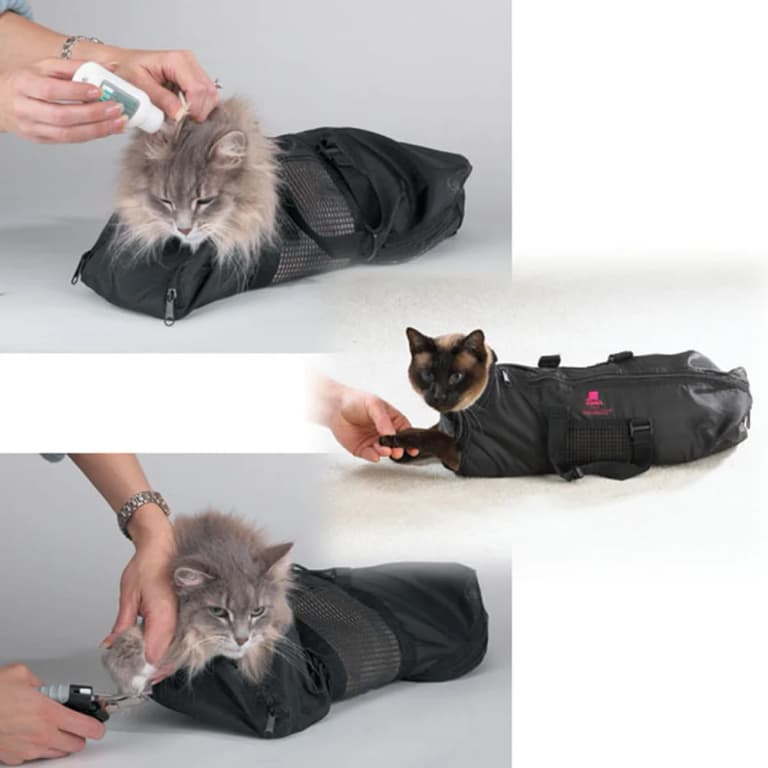 Bolsa de baño de malla: ¡Aseo fácil y sin arañazos! 🐾