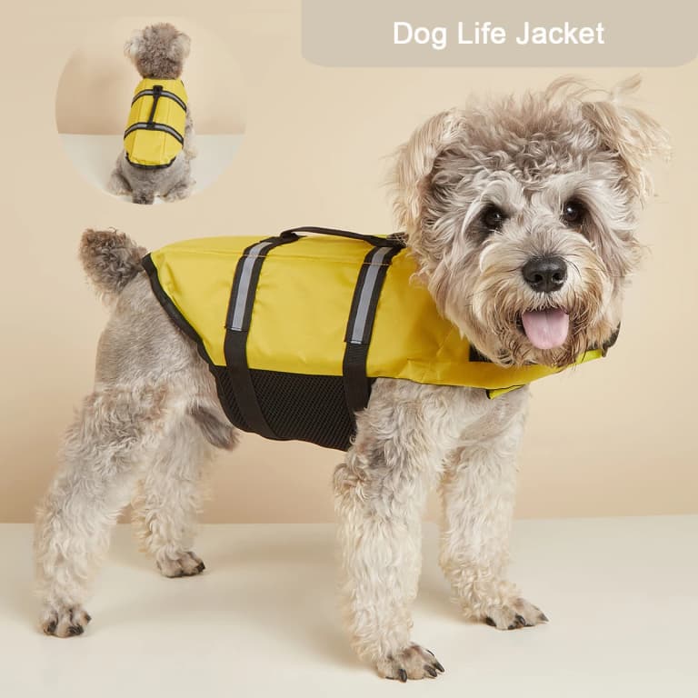 Chaleco salvavidas para perros grandes, ajustable y reflectante 🌊🐶