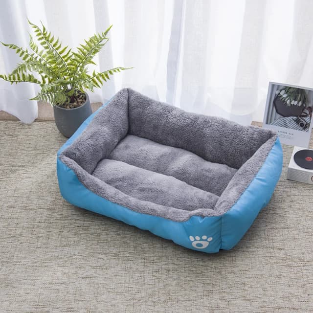 Cama suave impermeable para perros y gatos de todos los tamaños