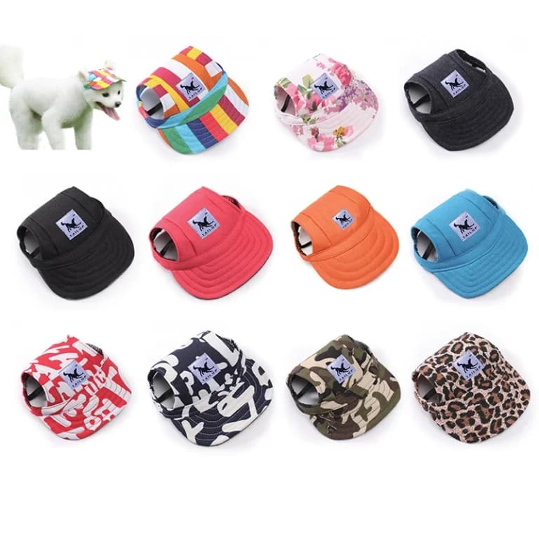 Gorra de béisbol solar para perros y gatos pequeños 🌞🐾